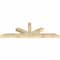 Ekena Millwork Saratoga Rough Sawn Timber Gable Bracket, Douglas Fir, 108"W x 36"H x 6"D x 6"F, 8/12 Pitch GBW108X36X0606SAR00RDF - alternate 2